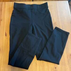 SPANX The Perfect Pant Black Slim Straight Ankle Pockets Women Size Small 20202R